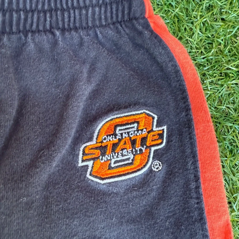 Vtg Starter Oklahoma State Cowboys Jogger Pants Orange Trim‎ Toddler 24 Months